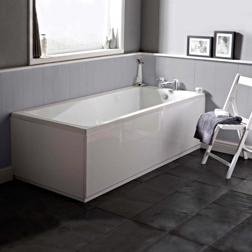 Arlo Square 1800 x 800mm Single Ended Bath - Image 1